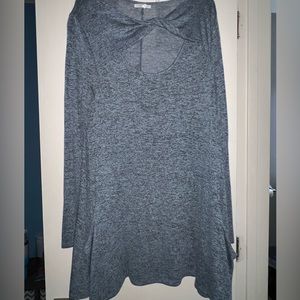 Bluish gray sweater like top from Maurices